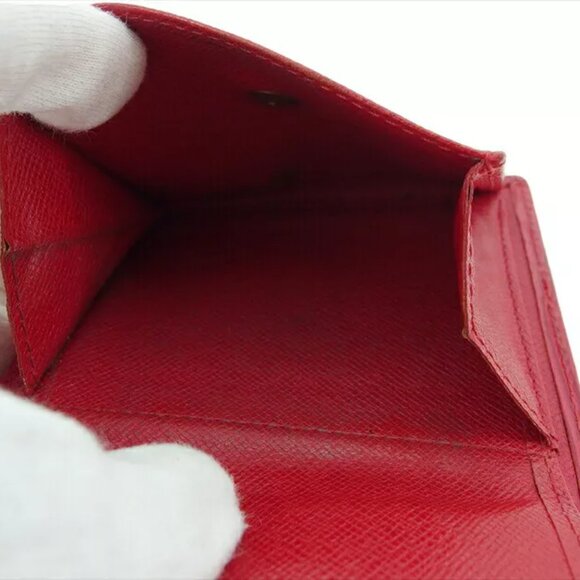 LOUIS VUITTON Bi -fold Wallet Epi Leather Authentic USED T20450 - Picture 5 of 10